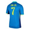 Maillot de Supporter Brésil Vini JR 7 Extérieur 2024 Pour Homme